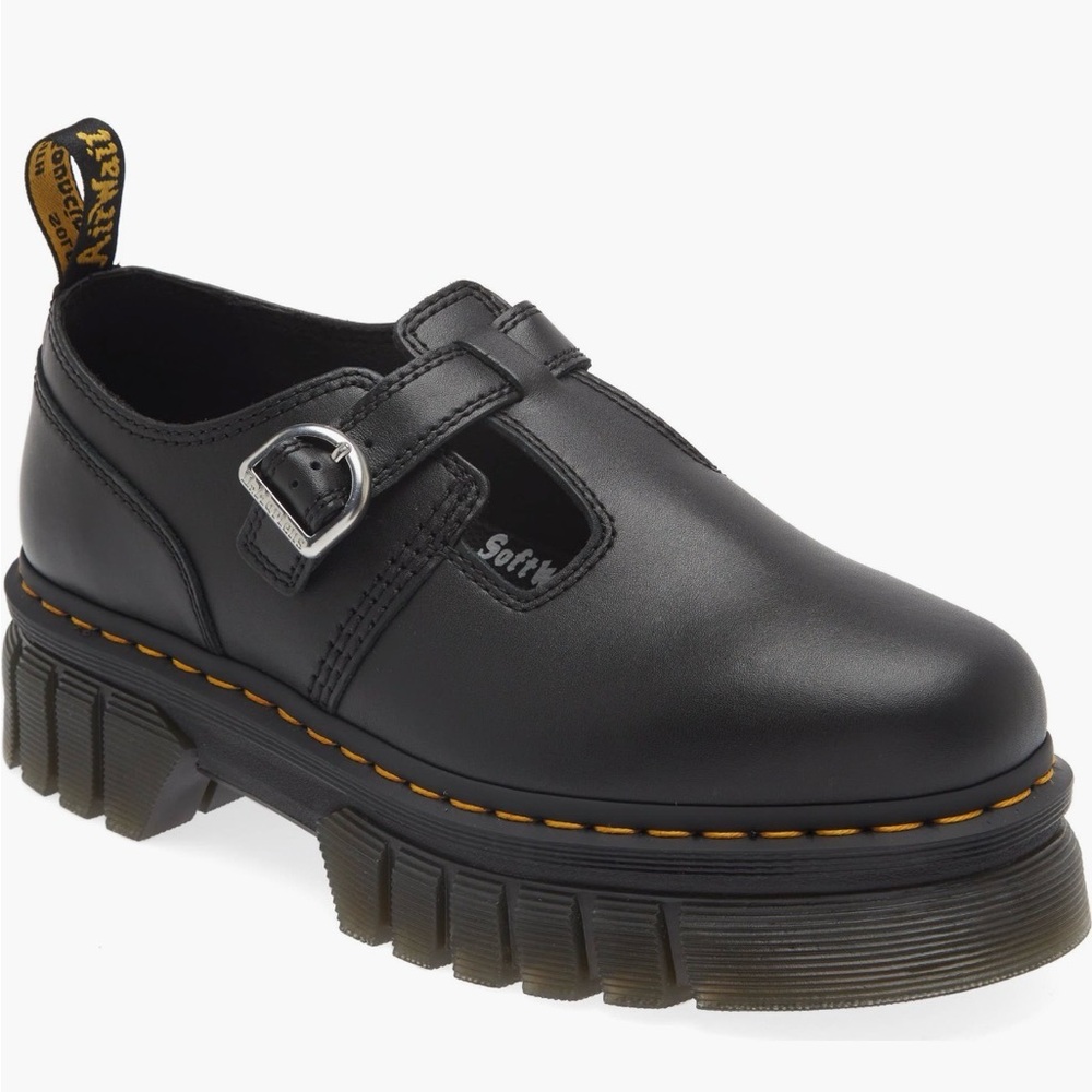 Dr. Doc Martens Audrick T-bar Mary Jane Platform Loafers